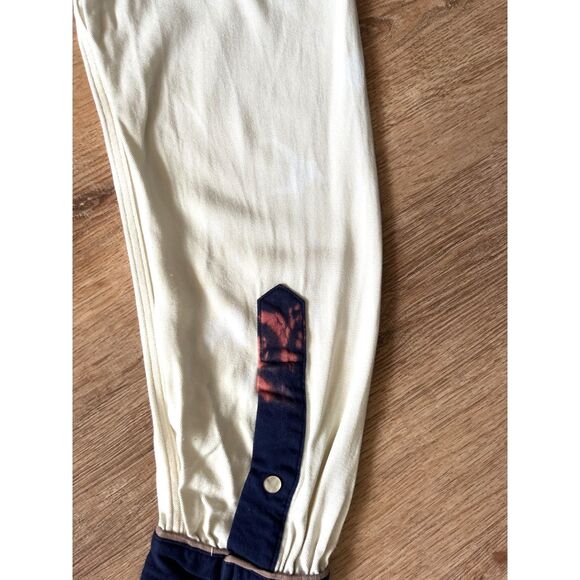 Vintage The J. Peterman Co Ivory Blue Pearl Snap Western Shirt Top  Mens Size XL - Picture 14 of 14